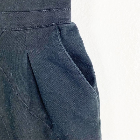 7 FOR ALL MANKIND Black Denim Strapless Mini Dress, Size Small - Picture 6 of 9